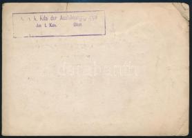 cca 1916 MÁV páncélvonat az I. világháborúban fotó kis beszakadás, gyűrődés 18x13 cm