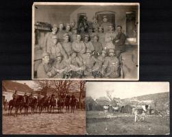 cca 1900-1910 5 db I. világháborús katonai fotó