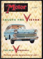 1957 The Motor 1957. márc. 13. Gazdag fekete-fehér képanyaggal illusztrált, kis szakadásokkal a borítón, 72 p.