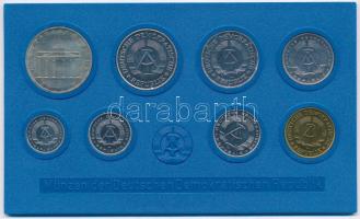 NDK 1981. 1pf-5M (8xklf) forgalmi sor plasztik tokban T:UNC
GDR 1981. 1 Pfennig - 5 Mark (8xdiff) c...