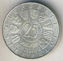 Ausztria 1963. 25Sch Ag "Prinz Eugen von Savoyen" T:2