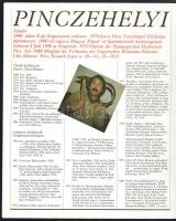 Pinczehelyi Sándor össz. 6 db kiállítási katalógusa: 1974, Pécs; 1978, Kőszeg; 1983, Székesfehérvár;...