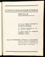 cca 1920-1930 Ujrendszerű harmonika iskola. Írta: Schwalb Ármin és Erdélyi Dezső. Bp., Sternberg Árm...