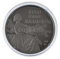 2015. 10.000Ft Ag "Csók István" tanúsítvánnyal T:PP