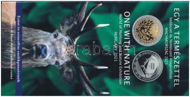 2021. 2000Ft Cu-Ni "Egy a Természettel Vadászati és Természeti Kiállítás", kapszulában, ta...