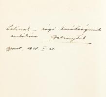 Herczegh Matild: Eötvös Károly. Bp., 1928, szerzői kiadás (Heinrich József-ny.), 46+(1) p. Kiadói tű...