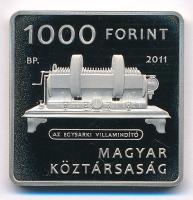 2011. 1000Ft Cu-Ni "Jedlik Ányos - a Dinamó-elv leírója" kapszulában T:PP kis patina
Adam...