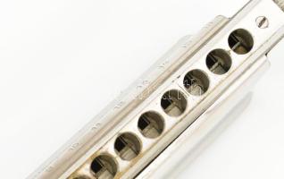 M. Hohner Chromonica III szájharmonika, tokban, h: 18 cm