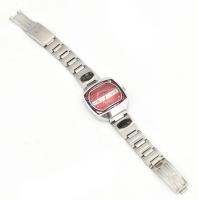 Timshel analóg, kézi felhúzós férfi karóra. Működő, jó állapotban, fém szíjjal, karcos plexivel, kar...