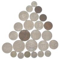 ~111g vegyes svéd érmetétel + 1944-1959. 10ö Ag (2xklf) T:vegyes ~111g mixed sweden coin lot + 1944-1959. 10 Öre Ag (2xdiff) C:mixed