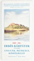 Budapest Székesfőváros Iskolai Kirándulóvonatai : Erdős Kárpátok vidéke. Ungvár, Munkács, Kőrösmező....