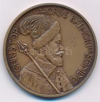 Tóth Sándor (1933-) 1988. "MÉE Hajdú-Bihar Megye / Somlyói Báthory Kristóf" bronz emlékérem (42,5mm) T:UNC,AU