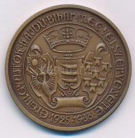 Tóth Sándor (1933-) 1988. "MÉE Hajdú-Bihar Megye / Somlyói Báthory Kristóf" bronz emlékére...