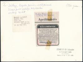 1940 Bp., Svábhegy, Földes Ferenc Kereskedelmi Szakközépiskola érettségi bankettje, sajtófotó, a hát...