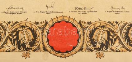 1928 Bp., a magyar ipari, mezőgazdasági és szellemi termelés védelme érdekében szervezett "Magy...