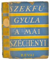 Szekfű Gyula: A mai Széchényi. Eredeti szövegek Széchenyi István munkáiból. Kiválogatta, bevezetéssel, és jegyzetekkel elláta Szekfű Gyula. Bp., 1935, Révai. Kiadói papírkötés, szakadozott borítóval, a gerincen címkével.