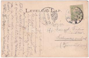 1906 Kassa, Kosice; Diadalkapu a Fő utca északi végén 1906. október 29-én II. Rákóczi Ferenc és bujd...