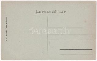 Pozsonyborostyánkő, Stupavsky Podzámok, Borinka (Stomfa, Stupava); Borostyánkő vára este. Wiesner Al...