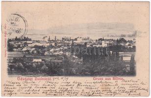 1902 Zsolna, Sillein, Zilina; látkép. Lövy Fülöp kiadása / general view (fl)