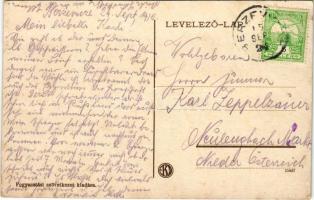 1915 Berzevice, Brezovica (Sáros megye); Római katolikus templom. Fogyasztási szövetkezet kiadása / ...