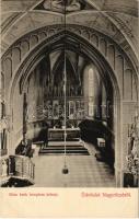 1913 Nagyrőce, Nagy-Rőcze, Gross-Rauschenbach, Velká Revúca; Római katolikus templom, belső. Lévai Izsó kiadása / Catholic church, interior