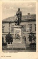 Rimaszombat, Rimavská Sobota; Tompa Mihály szobra. Lévai Izsó kiadása / statue, monument (EB)