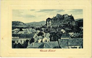 1914 Fülek, Filakovo; vár, szálloda. W.L. Bp. 5962. / Filakovsky hrad / castle, hotel (EB)