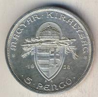 1938. 5P Ag "Szt István" T:1/2+