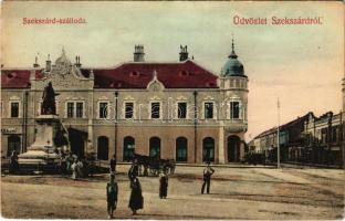 1910 Szekszárd, Szekszárd szálloda. Kaszás Sándor kiadása (EK)