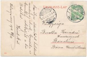 1912 Zalaegerszeg, Római katolikus templom, Szálloda az Arany Bárányhoz, üzletek (EB)