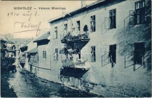 1910 Miskolc, Velence Miskolcon, Szinva-part. Ferenczi B. kiadása (EK)