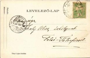 1905 Fonyód, Vollenhofer villa. Tényi Lajos kiadása (EK)