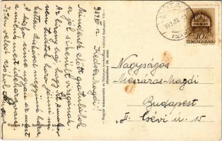 1939 Borsodbóta, Bóta; Hangya fogyasztási szövetkezet üzlete és saját kiadása, automobil (fl)