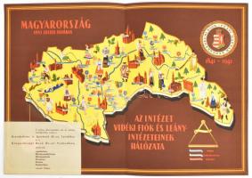 2 térkép-melléklet könyvben, a visszatért területekkel: Magyarország 1941 július havában-Az intézet ...