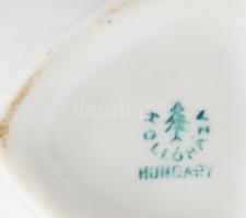 Hollóházi cukortartó. Kézzel festett, jelzett, hibátlan m: 10 cm