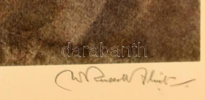 William Russell Flint (1880-1969): Női akt. Nyomat, papír, jelzett. Frost & Reed kiadása, 1963. ...