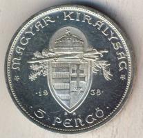1938. 5P Ag "Szt István" T:1/2+