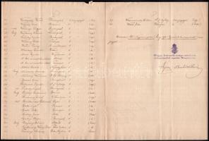 1884-1900 Magyar Bortermelők Országos Szövetkezetének alapszabályai, jelentése és kézzel írt kimutat...