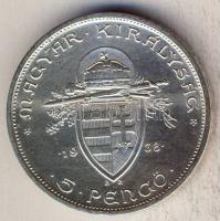 1938. 5P Ag "Szt István" T:1/2+