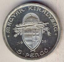 1938. 5P Ag "Szt István" T:1/2+