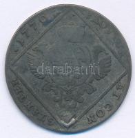 Német Államok / Württemberg 1770. 20kr Ag "Károly Jenő" T:F lyuktömött
German States / Wü...