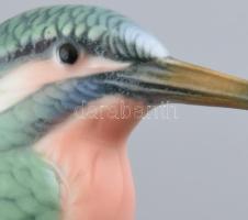 Karl Ens madár figura, jelzett, minimális mázkopással, m: 12,5 cm