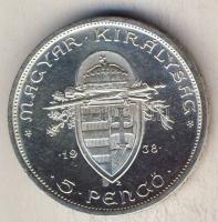 1938. 5P Ag "Szt István" T:1/2+