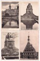 24 db RÉGI külföldi város képeslap vegyes minőségben / 24 pre-1945 European town-view postcards in m...