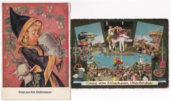 OKTOBERFEST - 11 db modern képeslap / 11 modern postcards