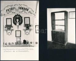 1967 5 db feliratozott fénykép a szalkszentmártoni Petőfi-ünnepségről, 9,5×6,5 és 9×14 cm