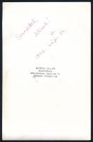 Katona Bálint: Aktok. Zselatinos ezüst nagyítás. Pecséttel jelzett, dedikált. 13x21 cm