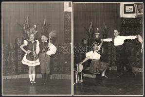 cca 1940 14 db vegyes érdekes fotó: színházi előadások, gyerek előadások, rendezvények 24x16 cm