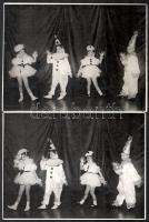 cca 1940 14 db vegyes érdekes fotó: színházi előadások, gyerek előadások, rendezvények 24x16 cm