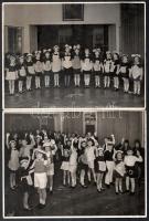 cca 1940 14 db vegyes érdekes fotó: színházi előadások, gyerek előadások, rendezvények 24x16 cm